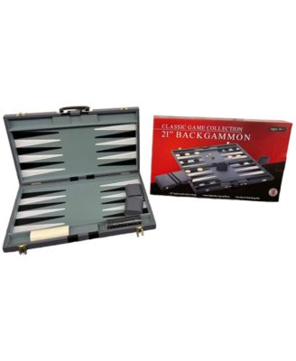 Classic Game Collection 21" Backgammon Set