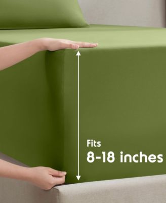 Premier Collection Deep Pocket 5 Piece Sheet Set, Split King