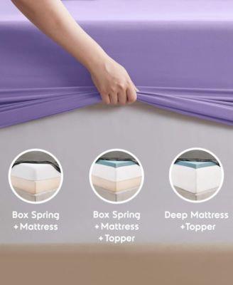 Premier Collection Deep Pocket 4 Piece Sheet Set, Full