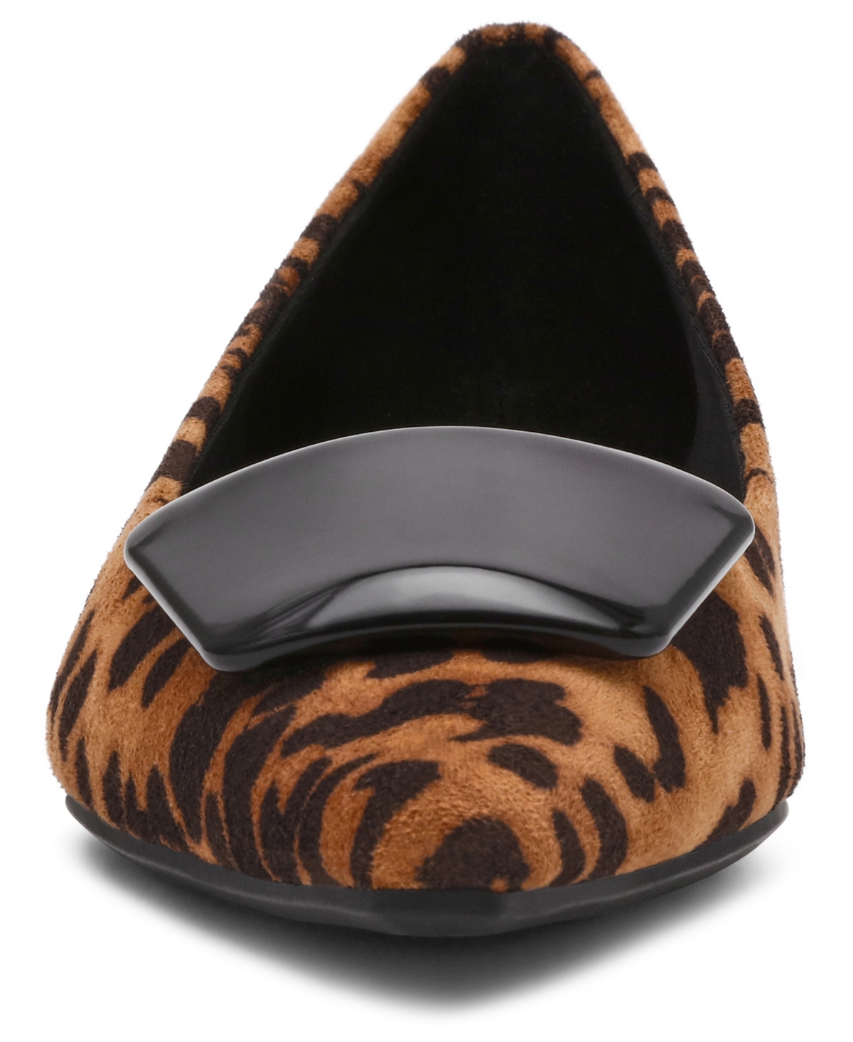 Anne Klein Crawford Pointed Toe Flat In Brown