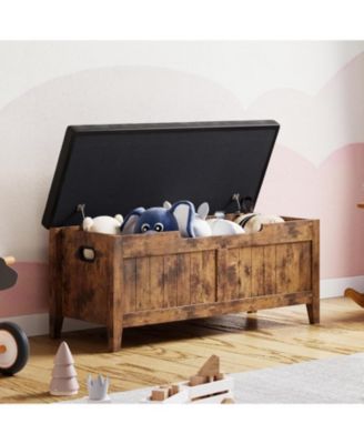 Storage Bench, 39.4” Wooden with