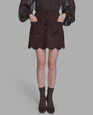 Women's Tulip Hem Mini Skirt