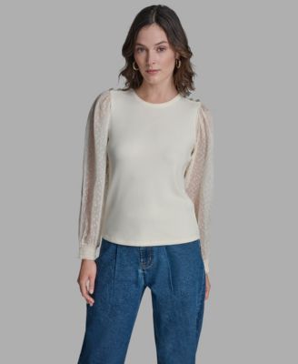 BCBG - Women's High Neck Pull-On Top