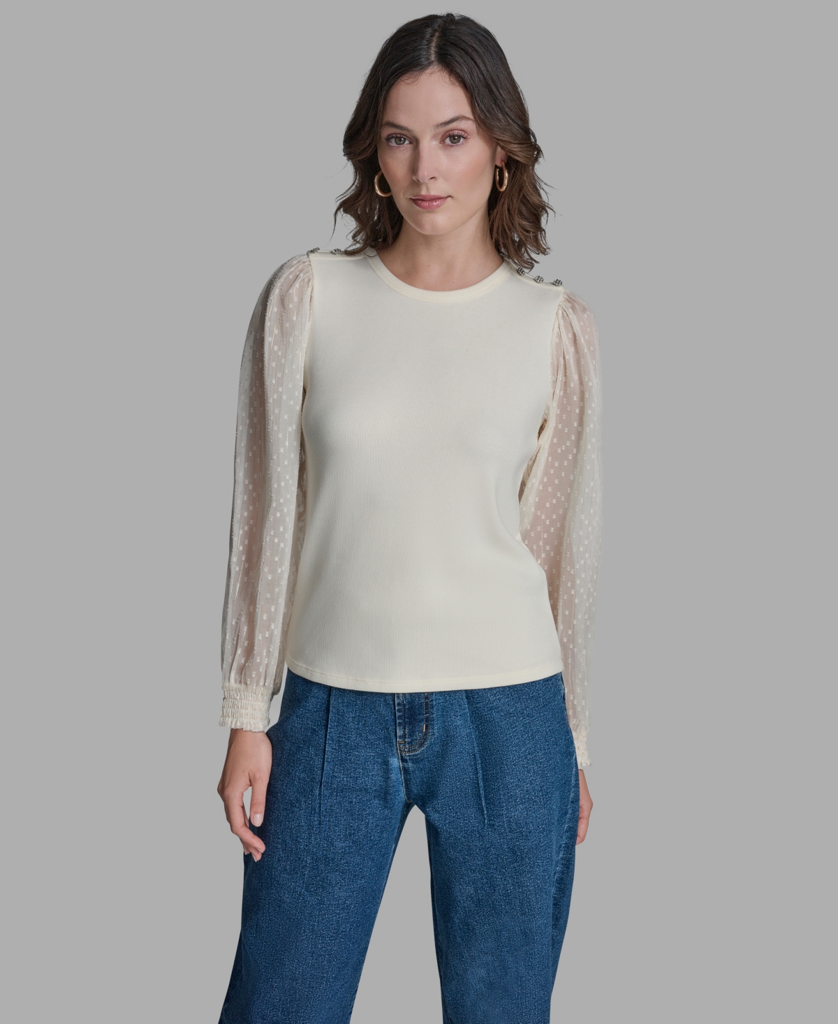 Bcbg Women's High Neck Pull-On Top