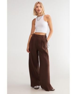 Women's Premium Tailored Tie Detail Pants