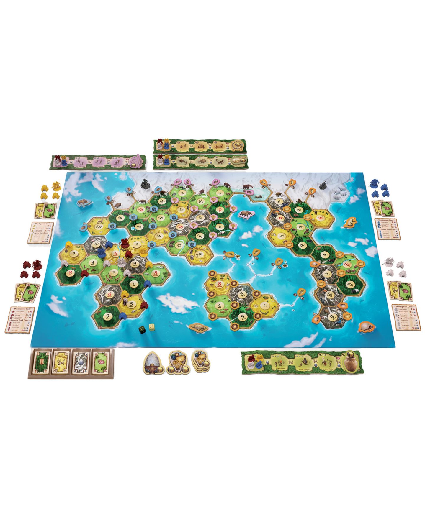 Детская настольная игра Catan Studio Dawn of Humankind Strategy Board Game, Ages 12+ — фото 5
