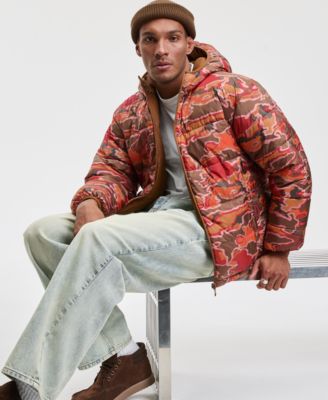 Men's Reversible Hooded Puffer Jacket, Macy's Exclusive