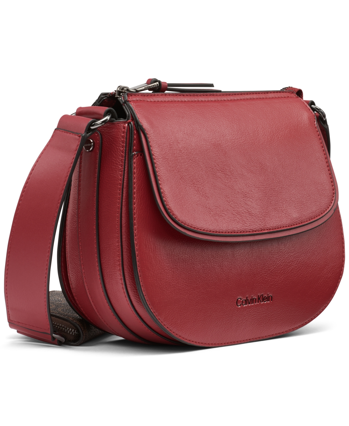 Calvin Klein Women's Bella Mini Crossbody Bag In Red