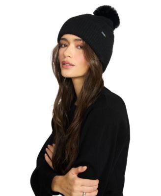 Women's Caught Brushed Fine Rib Knit Beanie
