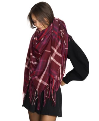 Women's Plaid Midweight Scarf