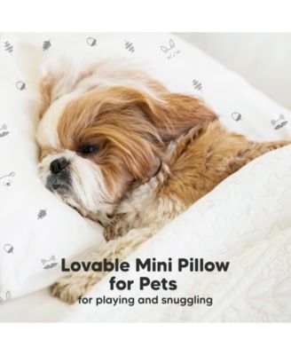 Mini Toddler Pillow and Pillowcase for Crib, 9x13 Small Pillow for Toddler, Kids Travel Pillow