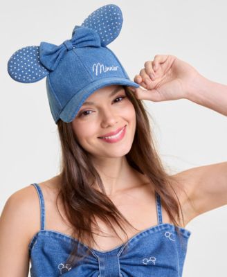 Minnie Mouse Ears Baseball Cap Embellished with Crystals by Swarovski&reg;, Macy's Exclusive