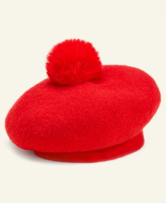 Disney | Macy's Minnie Mouse Pom-Pom Beret Hat, Macy's Exclusive