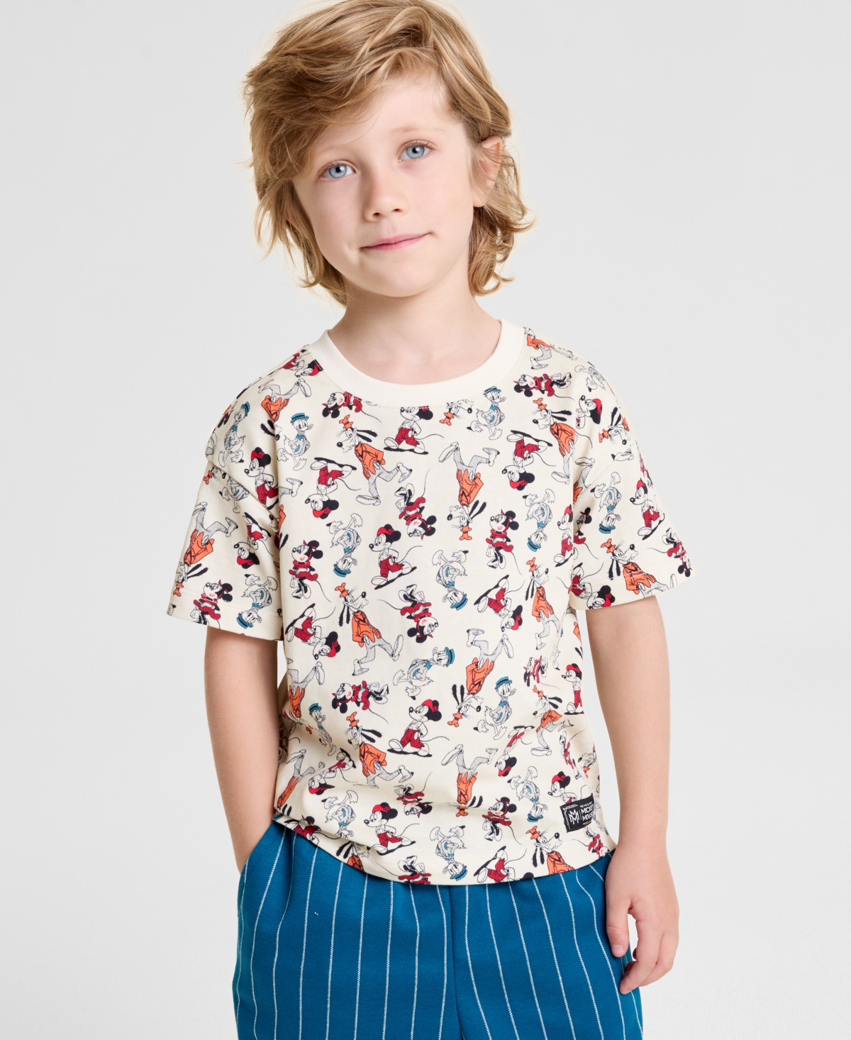 Disney | Macy's Boys 2T-7 Mickey & Friends Short-Sleeve T-Shirt, Exclusive