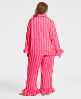 Plus Size Minnie Mouse Satin Pajamas Sleep Set, Macy's Exclusive