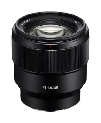 FE 85mm f/1.8 Lens for Sony E, Bundle with 67mm Filter Kit, Lens Case, Cleaning Kit, Lens Cap Tether