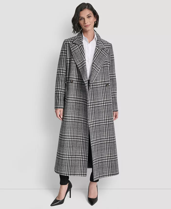 Women's Notch Collar Belted Wrap Coat - thumbnail 3