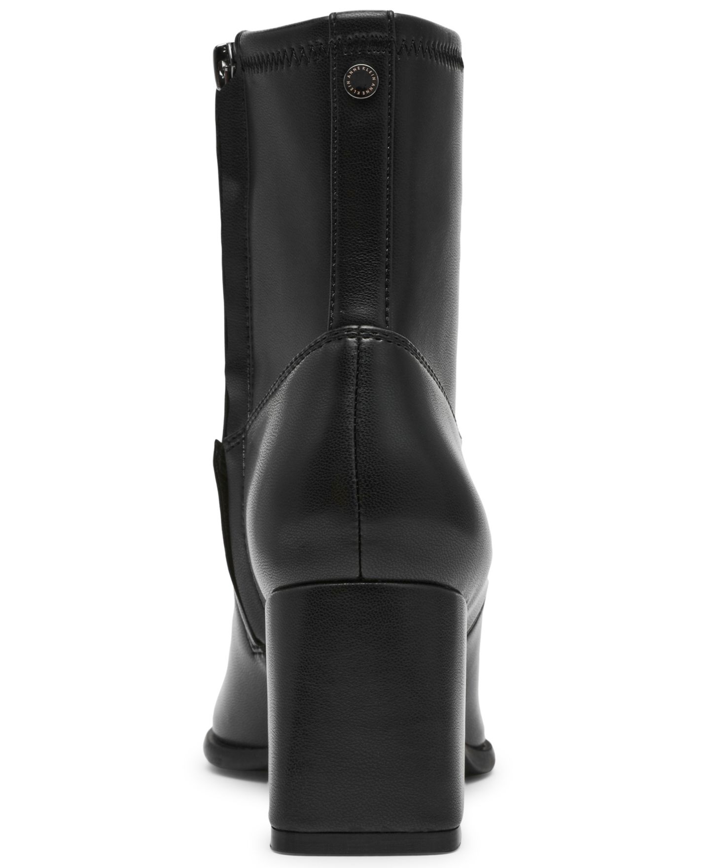 Женские ботинки Anne Klein Paidge Block Heel Dress Booties, цвет: Чёрный — фото 3