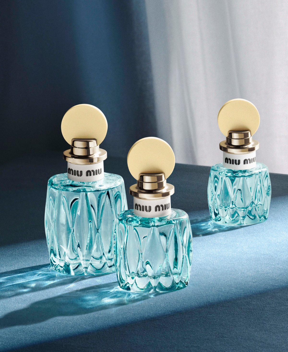 Miu Miu L'eau Bleue Eau De Parfum, 3.3 Oz. In Transparent