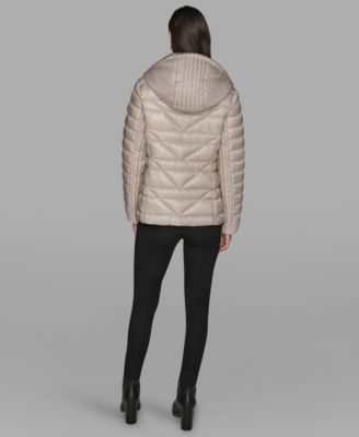 Women's Drawstring Puffer Coat