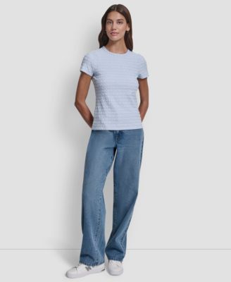 Women's Jacquard Logo Crewneck T-Shirt