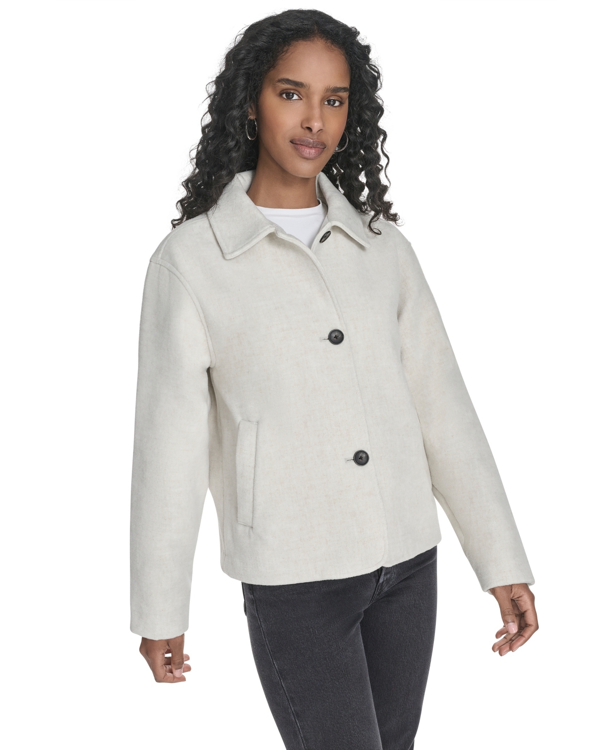 Levi's Women's Laydown Collar Jacket In Gray