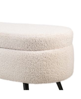 - Mustard Yellow Velvet Storage Bench Modern Design Style Upholstery Entry