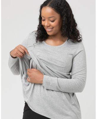 Maternity Raw Edge Nursing Top