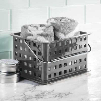 Set of 3 Small Stackable Shower Caddy Basket