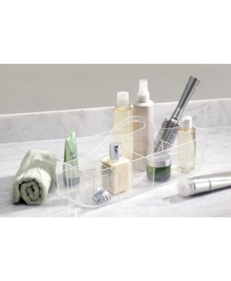 Plastic Cosmetic Organizer Tote - Clear Bin