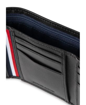 Men's Hidden Zipper Trifold RFID Wallet