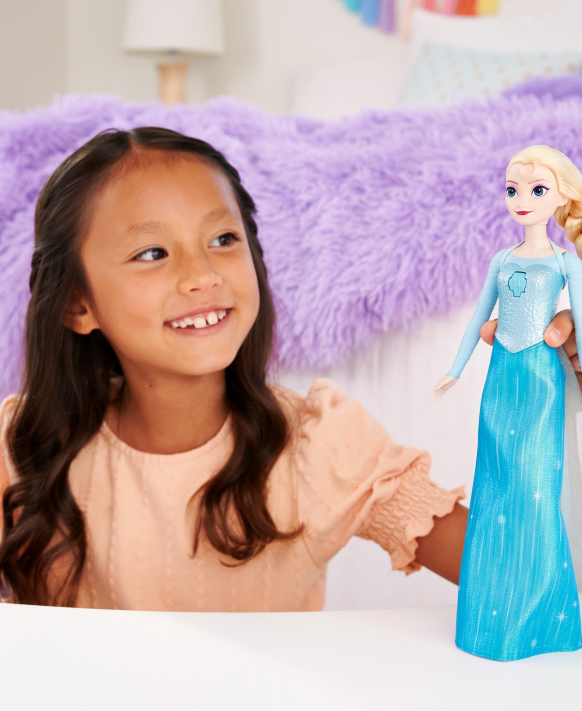 Disney Princess Disney Frozen Singing Elsa Doll With Sings Clip Of "let It Go" In Blue