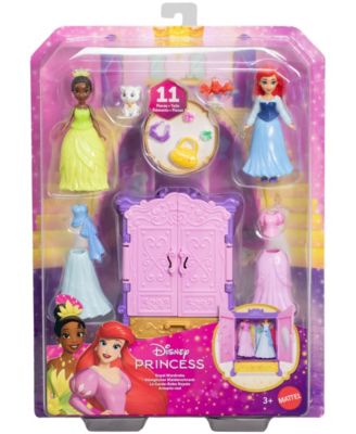 Royal Wardrobe Set with Ariel and Tiana Dolls