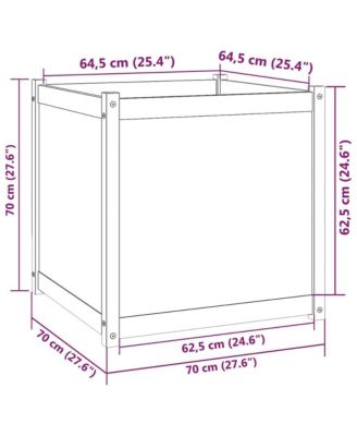 Large Solid Pinewood Durable Garden Planter