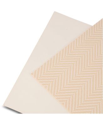 Chevron Reversible Premium Faux Leather 12" x 18" Rectangular Placemats Set of 4