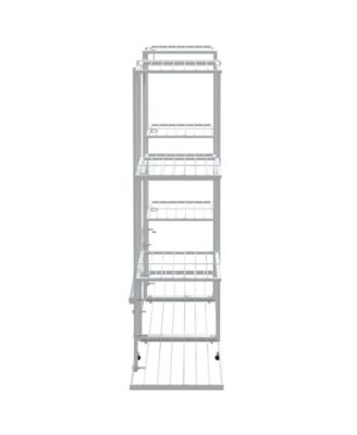 Flower Stand White Powder-coated iron Tall Decorative Inlays