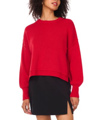 Women's Long Sleeve Drop Shoulder Sweater