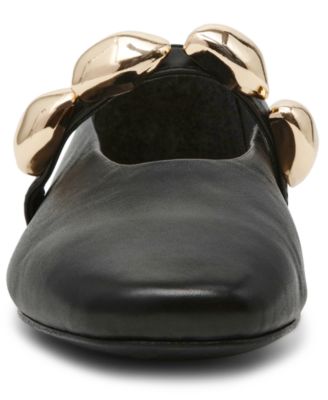 Poppin Embellished Mary-Jane Flats