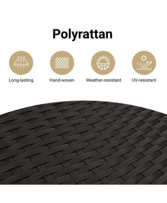 Garden Sofa Black, Blue