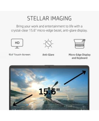 Pavilion 15.6" HD Touchscreen Anti-Glare Laptop, 16GB RAM, 1TB SSD Storage, Intel Core Processor up to 4.1GHz, Up to 11 Hours Long Battery Life, Type-C, HDMI, Windows 11 Home, Silver