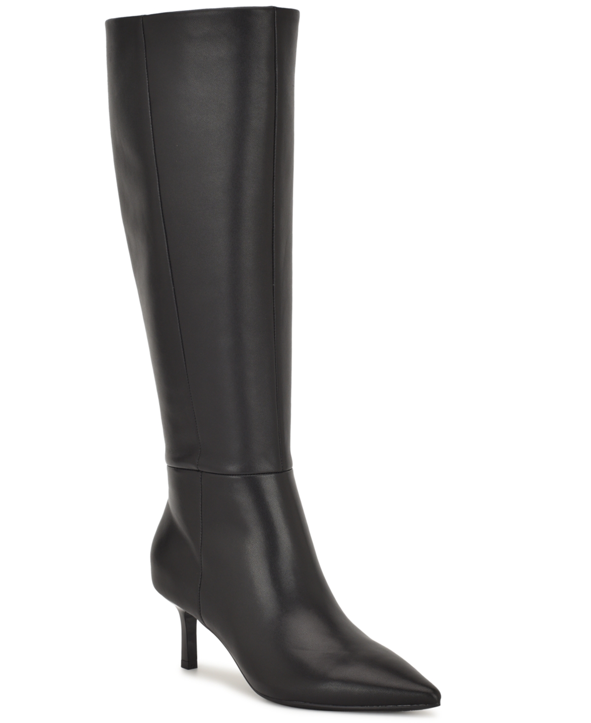 Nine West Women's Kimdee 9x9 Tall Stiletto Dress Boots In Black