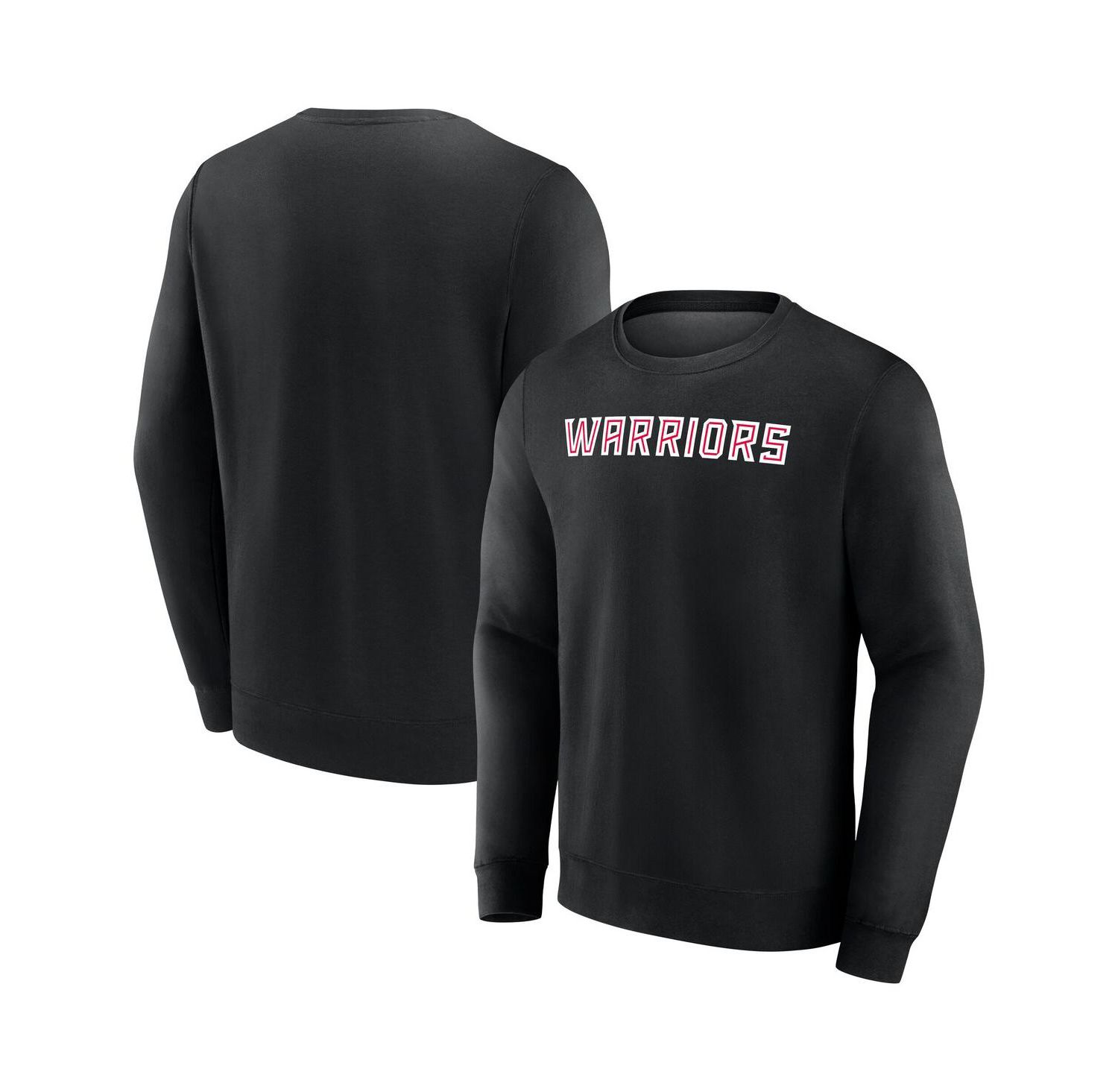 Men's Black East Stroudsburg Warriors Short Name Pullover Sweatshirt