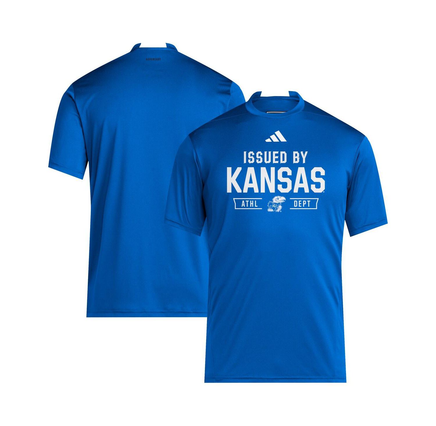 Men's Royal Kansas Jayhawks 2025 Training Performance Team T-Shirt