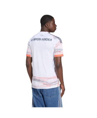 Men's White Bayern Munich 2025/26 Away Replica Jersey