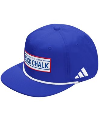 adidas - Men's and Women's Royal Kansas Jayhawks Locker Room Rope Adjustable Hat
