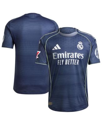 adidas - Men's Blue Real Madrid 2025/26 Away Authentic Jersey