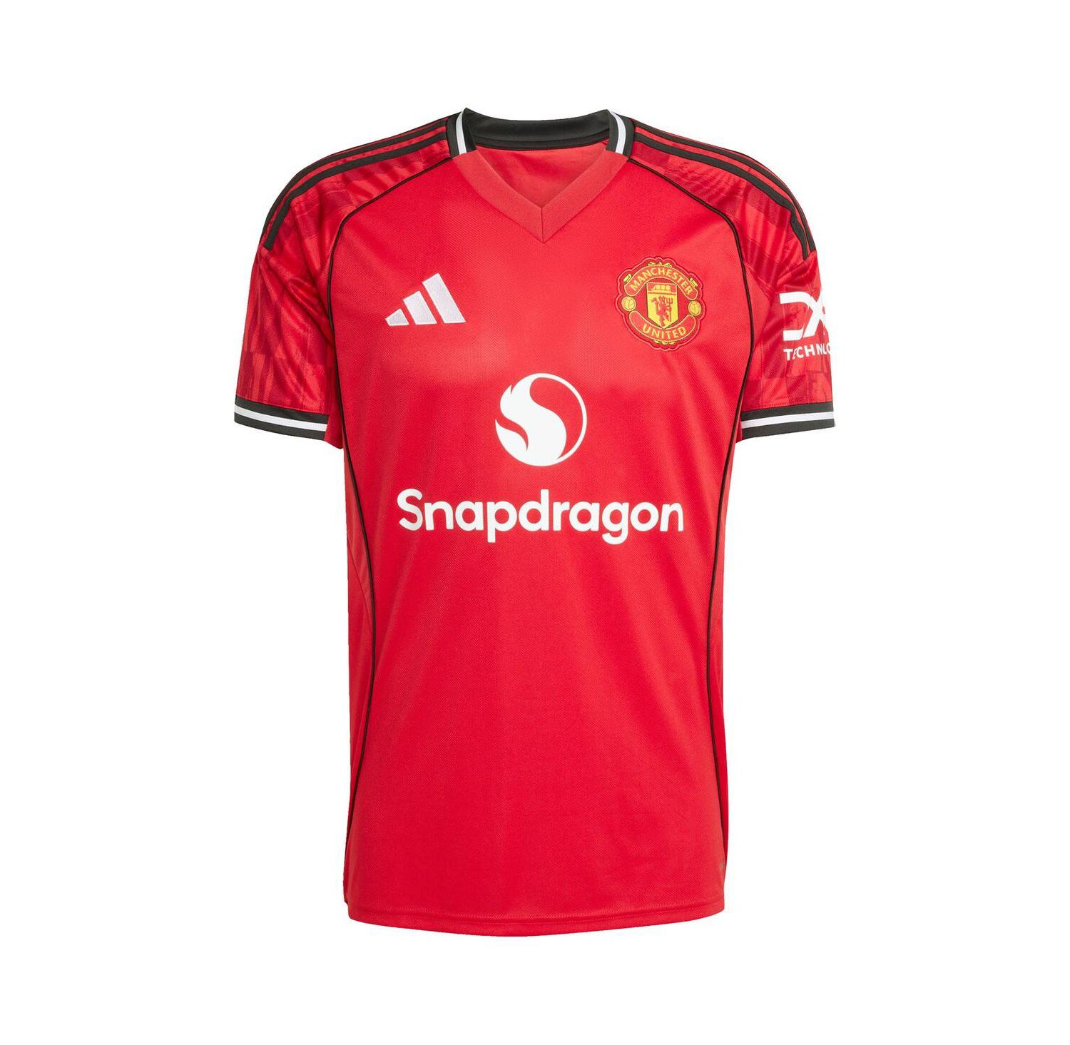 Men's Red Manchester United Home 2025/26 Replica Jersey
