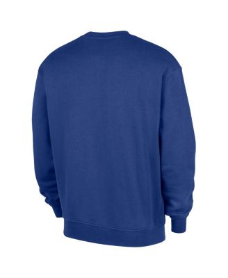 Men's Blue New York Knicks 2025/26 Authentic Practice Club Sweatshirt