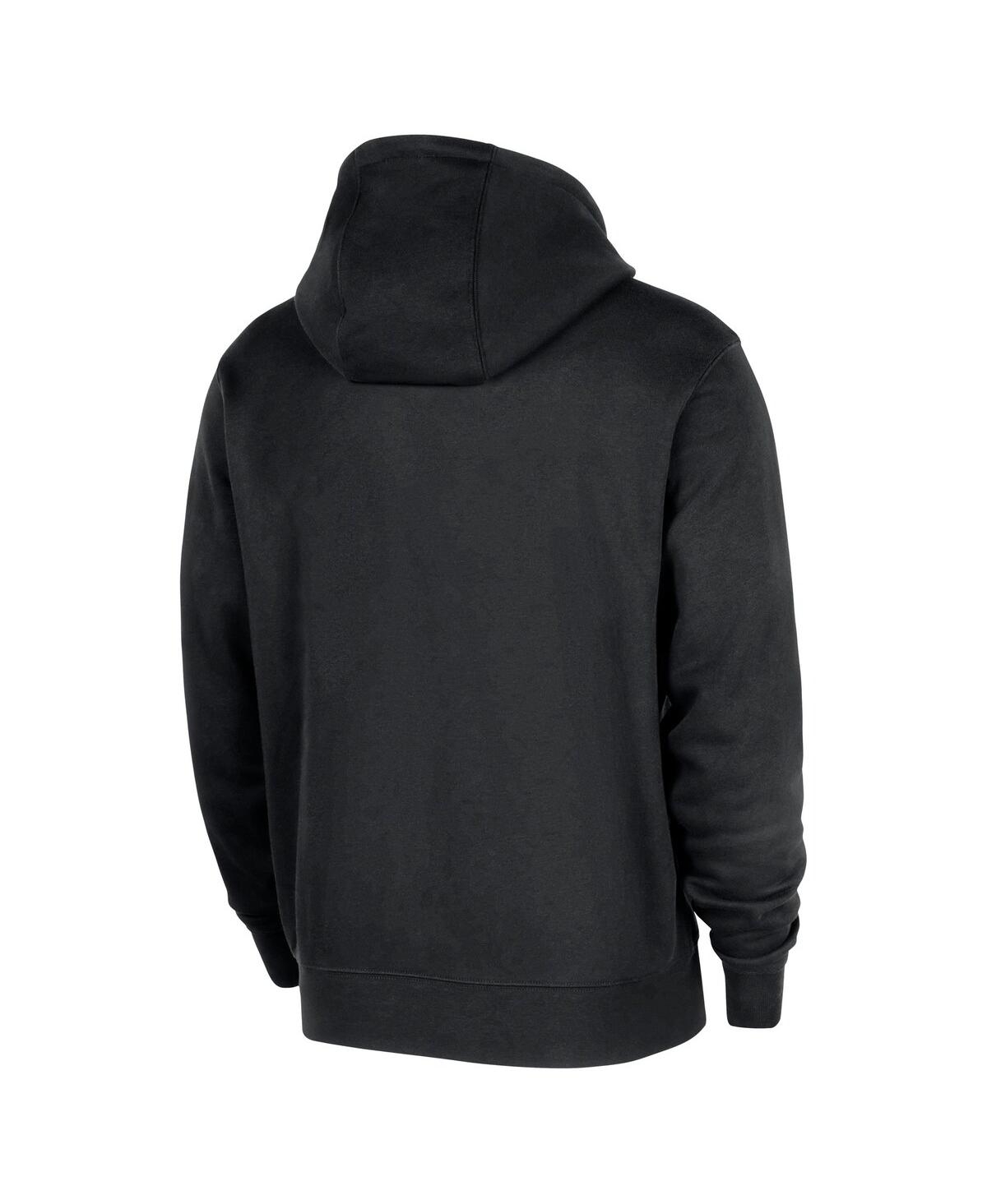Nike Men's Black Boston Celtics 2025/26 Authentic Practice Club Pullover Hoodie In Black