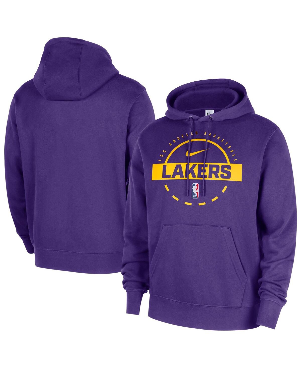 Nike Men's Purple Los Angeles Lakers 2025/26 Authentic Practice Club Pullover Hoodie